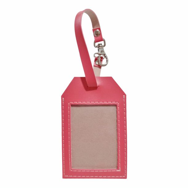 tag para mala personalizada cor coral